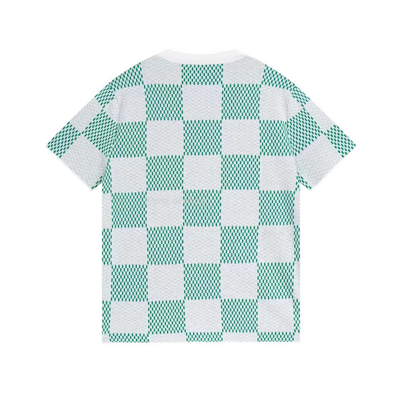 Louis Vuitton Round Necked Checkerboard T Shirt (18) - newkick.app